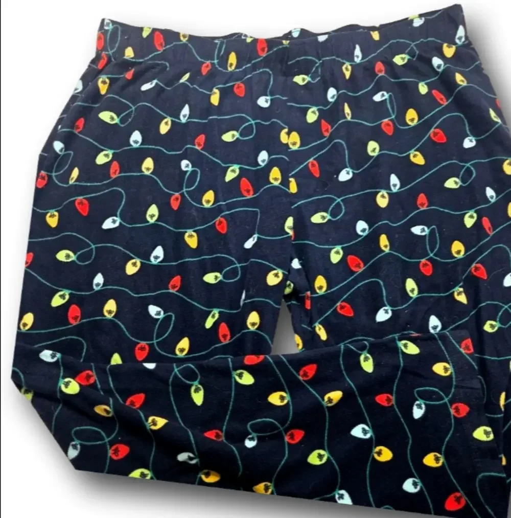 Men's Wondershop Navy Christmas Lights Pajama pants XXL Multi-color